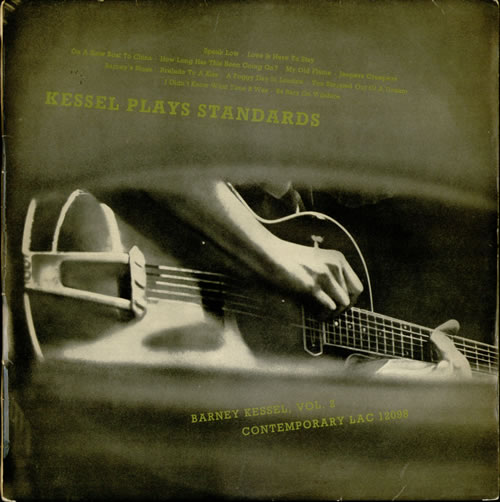 Barney Kessel Kessel Plays Standards vinyl LP album (LP record) UK BC0LPKE529711