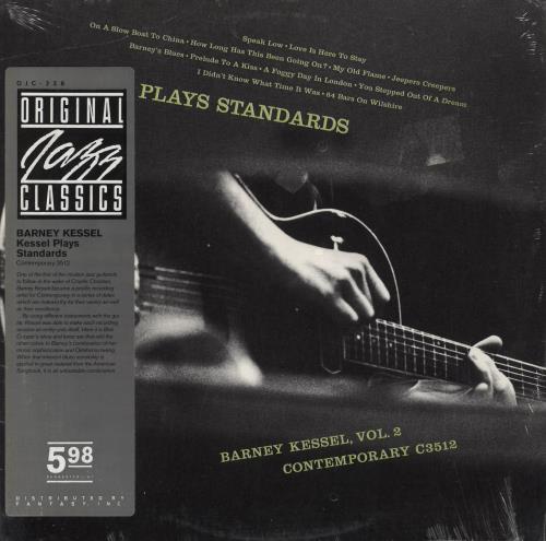 Barney Kessel Kessel Plays Standards vinyl LP album (LP record) US BC0LPKE811762
