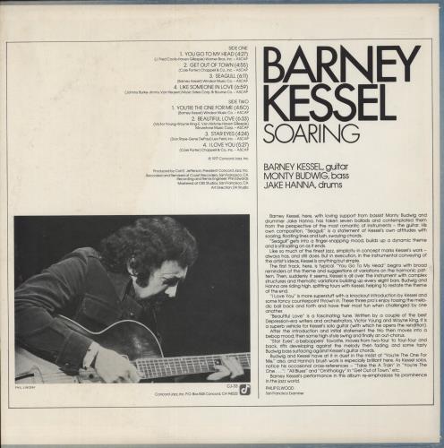 Barney Kessel Soaring vinyl LP album (LP record) US BC0LPSO533355