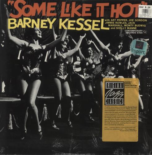 Barney Kessel Some Like It Hot vinyl LP album (LP record) US BC0LPSO875615
