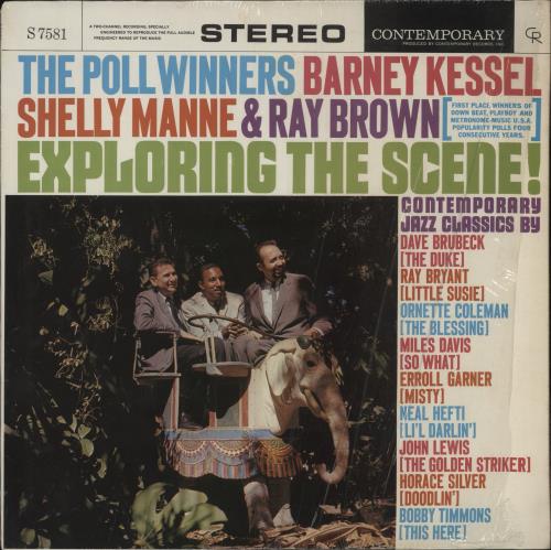 Barney Kessel The Poll Winners: Exploring The Scene vinyl LP album (LP record) US BC0LPTH565285