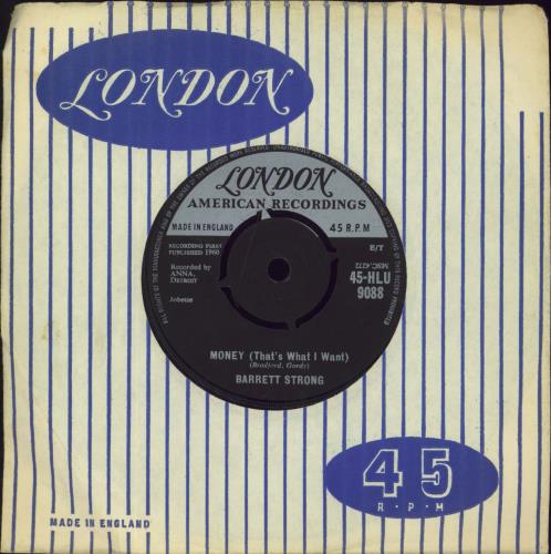 Barrett Strong Money (That's What I Want) 7" vinyl single (7 inch record / 45) UK 4BS07MO806557