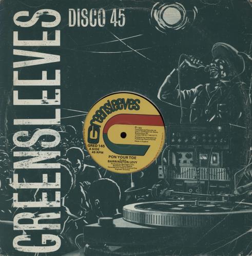 Barrington Levy Pon Your Toe 12" vinyl single (12 inch record / Maxi-single) UK B0Q12PO751232