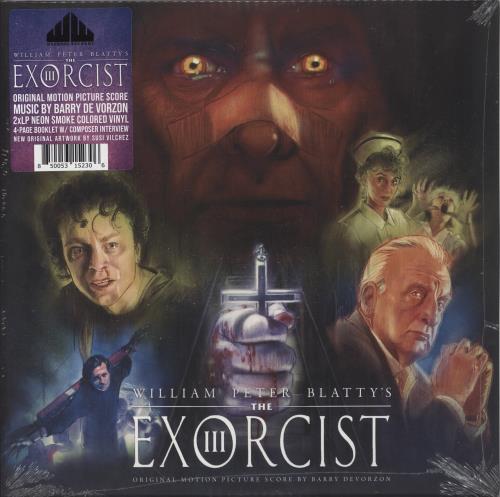 Barry De Vorzon The Exorcist III - Pink & Purple Smoke Vinyl - Sealed 2-LP vinyl record set (Double LP Album) US IG82LTH860241