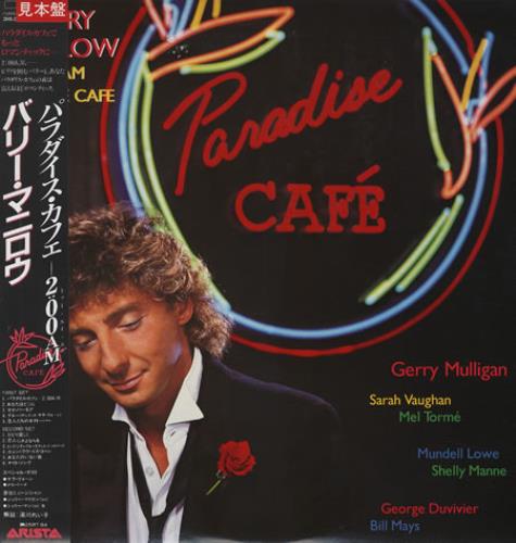 Barry Manilow 2.00AM Paradise Cafe vinyl LP album (LP record) Japanese MNLLPAM167704