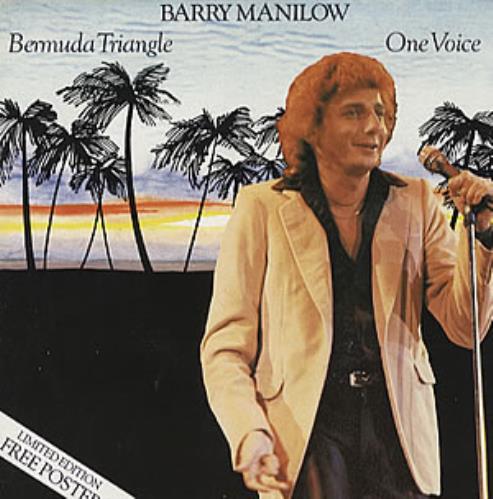 Barry Manilow Bermuda Triangle - Poster Sleeve 7" vinyl single (7 inch record / 45) UK MNL07BE51420