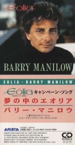 Barry Manilow Eolia 3" CD single (CD3) Japanese MNLC3EO346460
