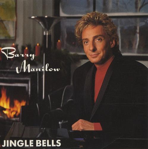 Barry Manilow Jingle Bells 7" vinyl single (7 inch record / 45) UK MNL07JI106231