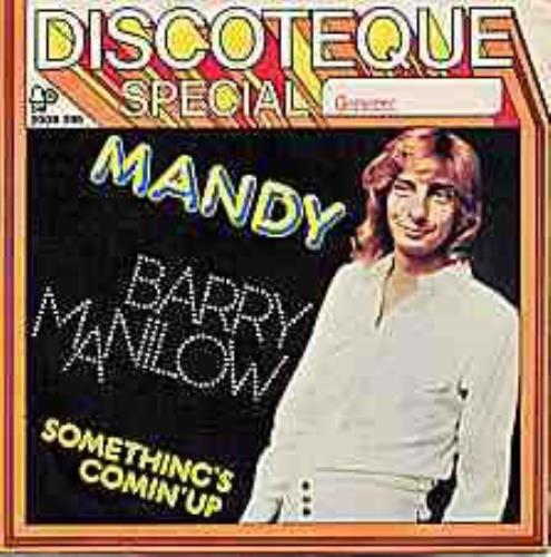 Barry Manilow Mandy 7" vinyl single (7 inch record / 45) Italian MNL07MA169569