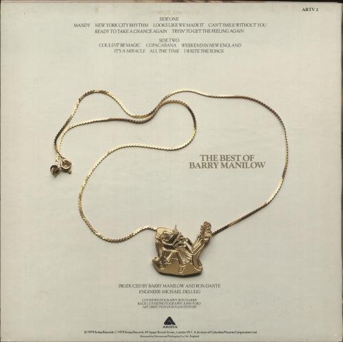 Barry Manilow Manilow Magic + insert vinyl LP album (LP record) UK MNLLPMA746332