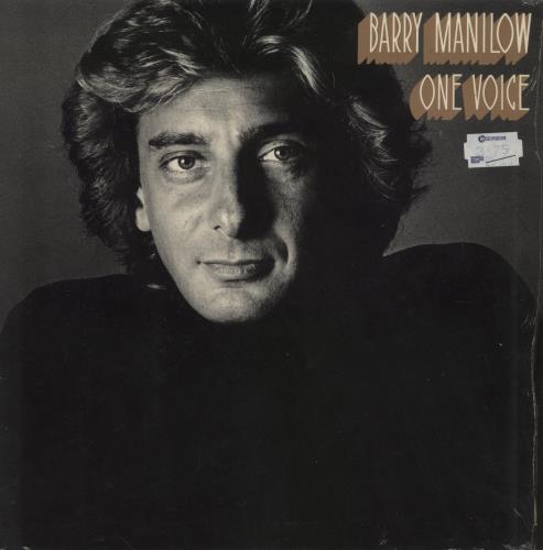 Barry Manilow One Voice vinyl LP album (LP record) UK MNLLPON863451