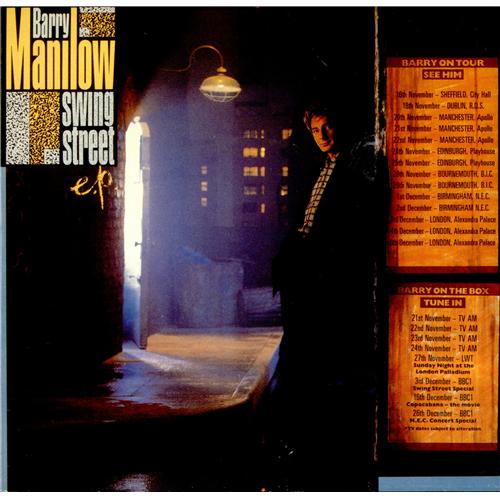 Barry Manilow Swing Street Ep 7" vinyl single (7 inch record / 45) UK MNL07SW59876