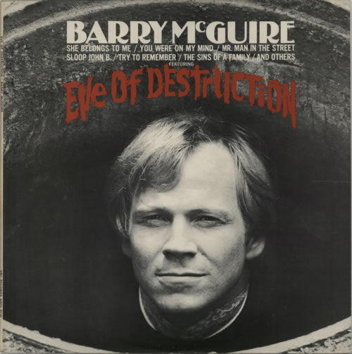 Barry McGuire Eve Of Destruction vinyl LP album (LP record) UK BMGLPEV609613