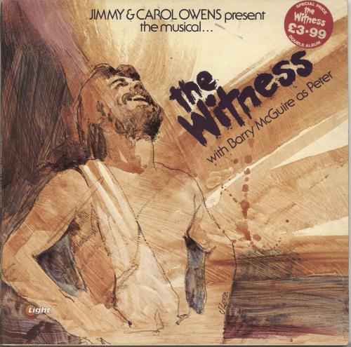 Barry McGuire The Witness 2-LP vinyl record set (Double LP Album) UK BMG2LTH503023