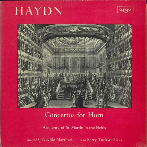 Barry Tuckwell Haydn: Concertos For Horn vinyl LP album (LP record) UK II9LPHA785924