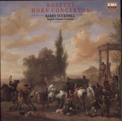 Barry Tuckwell Rosetti: Horn Concertos vinyl LP album (LP record) UK II9LPRO778146