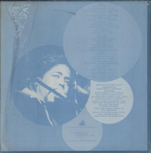 Barry White Can't Get Enough vinyl LP album (LP record) US BRWLPCA357150