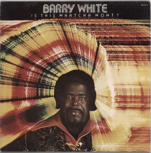 Barry White Is This Watcha Wont? vinyl LP album (LP record) Italian BRWLPIS722569