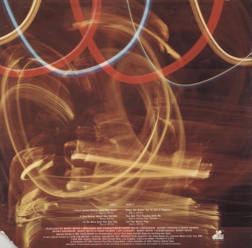 Barry White Let The Music Play vinyl LP album (LP record) US BRWLPLE608166