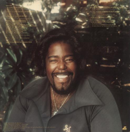 Barry White Songs For Someone You Love vinyl LP album (LP record) Japanese BRWLPSO193323