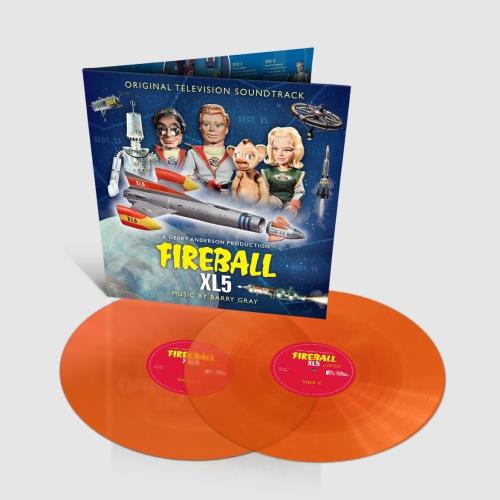 Barry Gray Fireball XL5 - Orange Vinyl 2-LP vinyl record set (Double Album) UK BZY2LFI760736