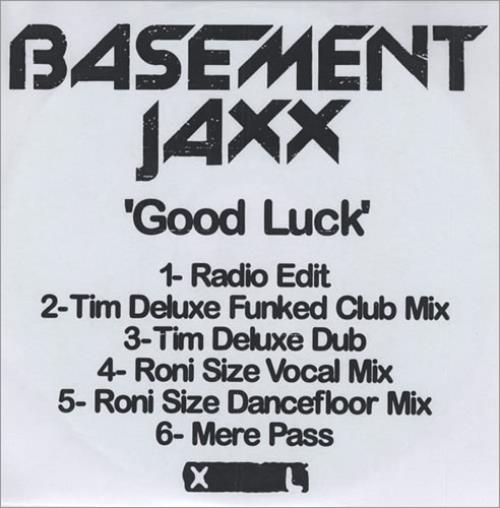 Basement Jaxx Good Luck CD-R acetate UK BJXCRGO278630