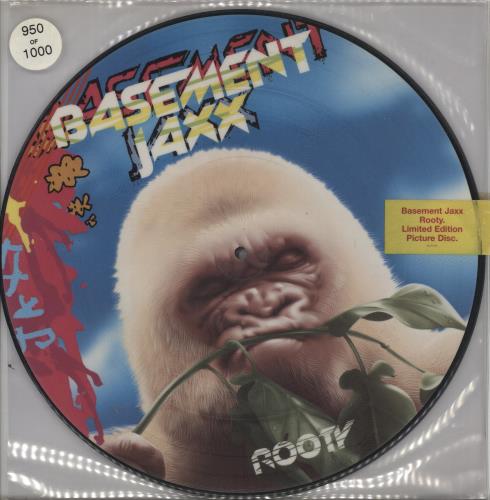 Basement Jaxx Rooty - Limited Picture Disc - Opened Sticker PVC Sleeve picture disc LP (vinyl picture disc album) UK BJXPDRO877976