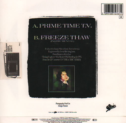 Basia Prime Time TV - 1987 Issue 7" vinyl single (7 inch record / 45) UK BSI07PR634209