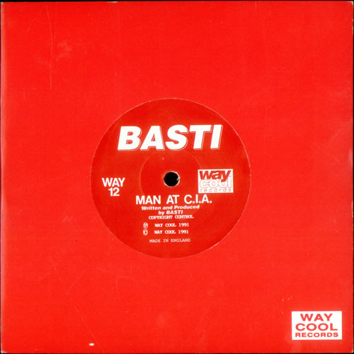 Basti Man At C.I.A. 7" vinyl single (7 inch record / 45) UK BXY07MA502650