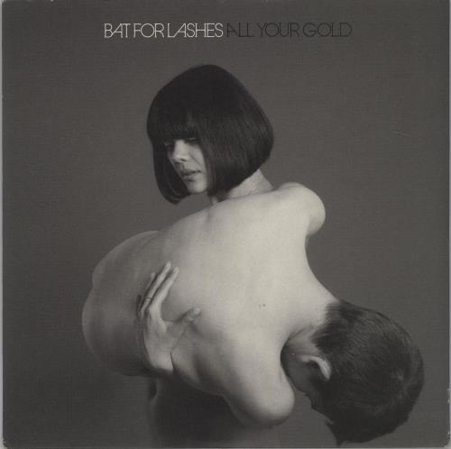 Bat For Lashes All Your Gold - Gold vinyl 7" vinyl single (7 inch record / 45) UK BT707AL678176