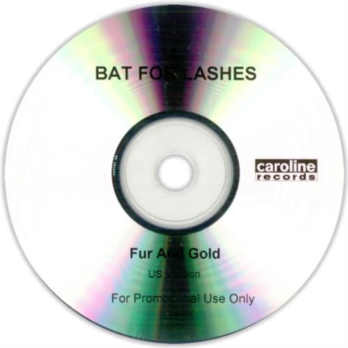 Bat For Lashes Fur And Gold CD-R acetate US BT7CRFU418997