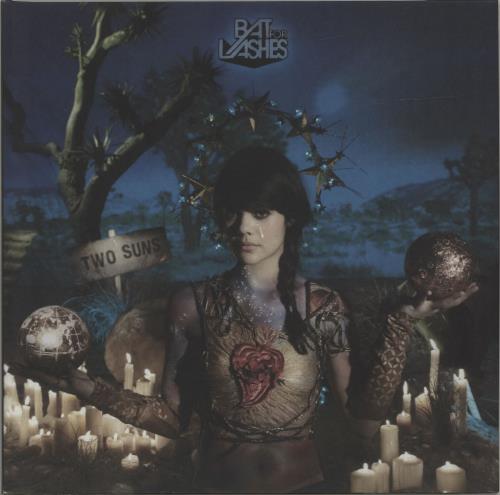 Bat For Lashes Two Suns vinyl LP album (LP record) UK BT7LPTW684831