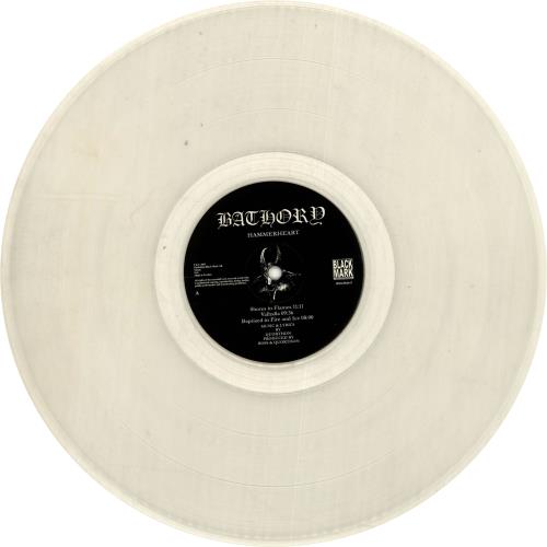 Bathory Hammerheart - Clear Vinyl vinyl LP album (LP record) Swedish E07LPHA705331