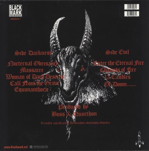 Bathory Under The Sign Of The Black Mark - VG vinyl LP album (LP record) Swedish E07LPUN868555