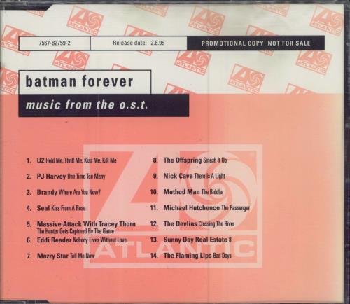 Batman Batman Forever CD album (CDLP) UK B&RCDBA73985