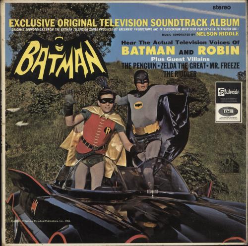 Batman Batman Original TV Soundtrack Album vinyl LP album (LP record) UK B&RLPBA698656