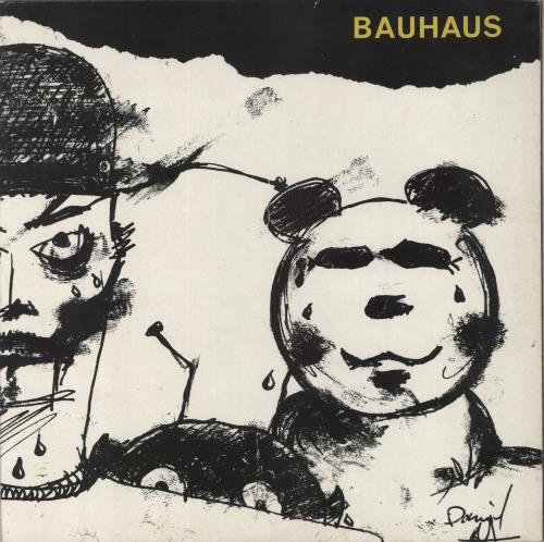 Bauhaus Mask [White Text] vinyl LP album (LP record) UK BAULPMA726500