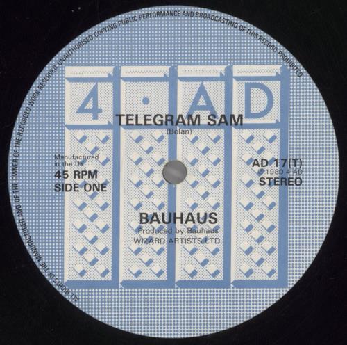 Bauhaus Telegram Sam - EX 12" vinyl single (12 inch record / Maxi-single) UK BAU12TE782228