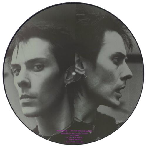 Bauhaus The Interview Situation picture disc LP (vinyl picture disc album) UK BAUPDTH136447