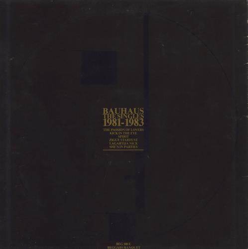 Bauhaus The Singles 1981-1983 vinyl LP album (LP record) UK BAULPTH816663