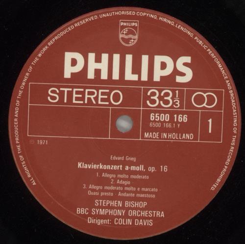 BBC Symphony Orchestra Grieg/ Schumann: Piano Concertos vinyl LP album (LP record) Dutch B6ZLPGR642277