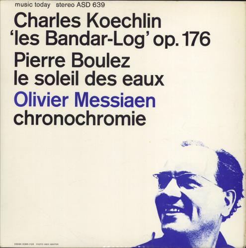 BBC Symphony Orchestra Le Soleil Des Eaux / Chronochromie / Les Bandar-Log vinyl LP album (LP record) UK B6ZLPLE482086