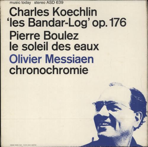 BBC Symphony Orchestra Le Soleil Des Eaux / Chronochromie / Les Bandar-Log vinyl LP album (LP record) UK B6ZLPLE879935