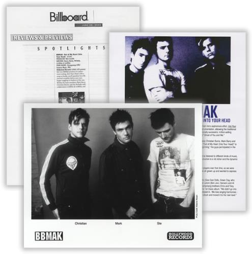 Bbmak Into Your Head media press pack US KBBPPIN225143