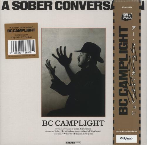 BC Camplight A Sober Conversation - Autographed - Assai Records Edition - Gold Vinyl vinyl LP album (LP record) UK 2XALPAS879351