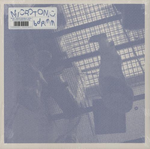 Bdrmm Microtonic - Blue and White Marbled Vinyl - Sealed vinyl LP album (LP record) UK 5Z1LPMI862072