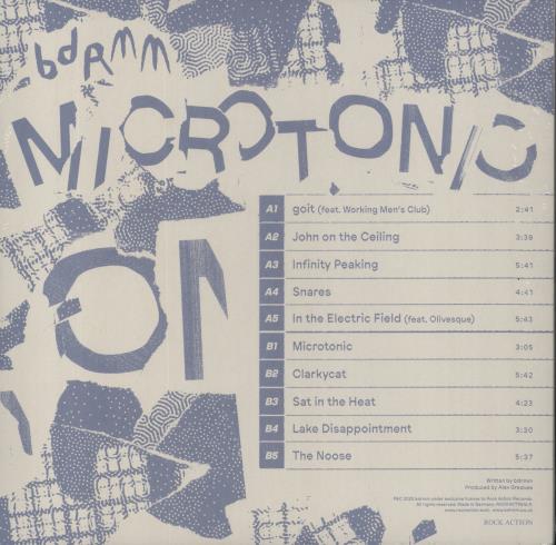 Bdrmm Microtonic - Blue and White Marbled Vinyl - Sealed vinyl LP album (LP record) UK 5Z1LPMI862072