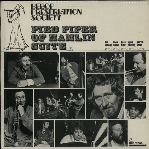 Be-Bop Preservation Society Pied Piper Of Hamlin Suite vinyl LP album (LP record) UK B-1LPPI631624