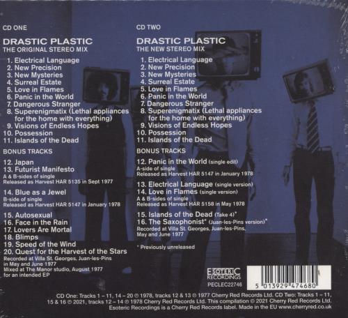 Be Bop Deluxe Drastic Plastic - Sealed 2 CD album set (Double CD) UK BEP2CDR775882