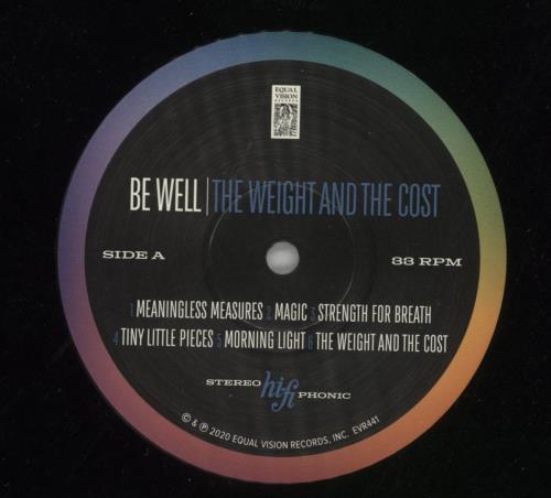 Be Well The Weight And The Cost vinyl LP album (LP record) US 87CLPTH867262